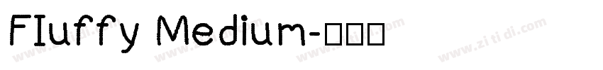 Fluffy Medium字体转换